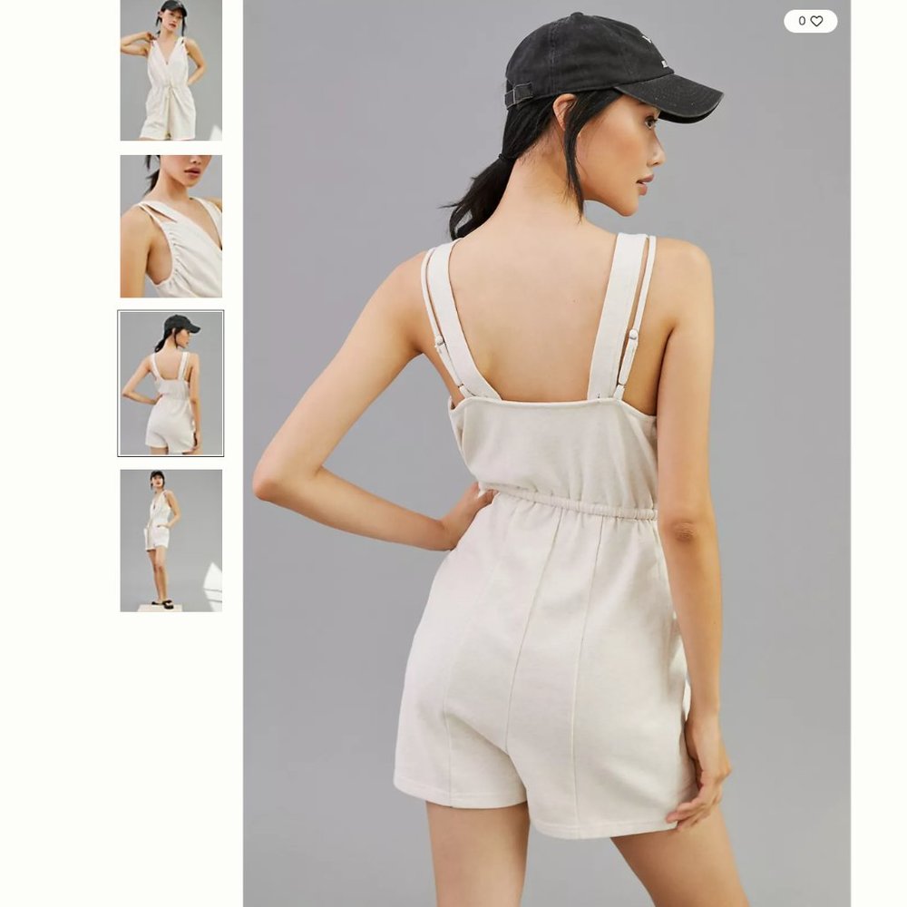 Daily Practice by Anthropologie The Playa Del Amore Romper - Picture 3 of 4